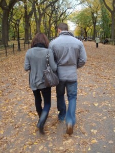 claire and me in central park