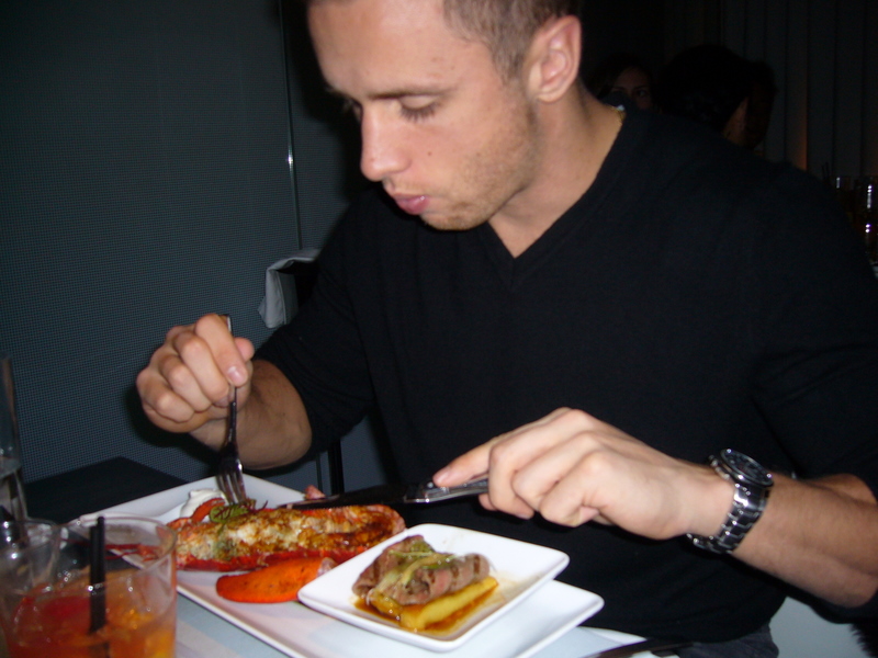 Chad Howse in Manhattan at Morimoto