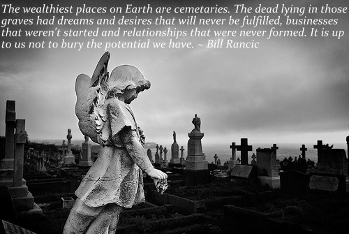 the wealthiest places on earth are cemetaries