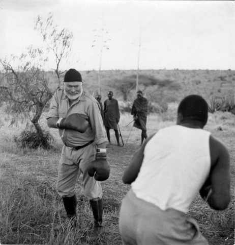 ernest hemingway boxing, brog